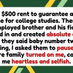 College Student Pays Rent for Peace, Only to Be Crowded Out by Brother’s Growing Family